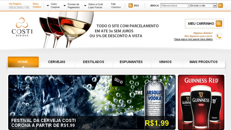 Case de E-commerce: Costi Bebidas