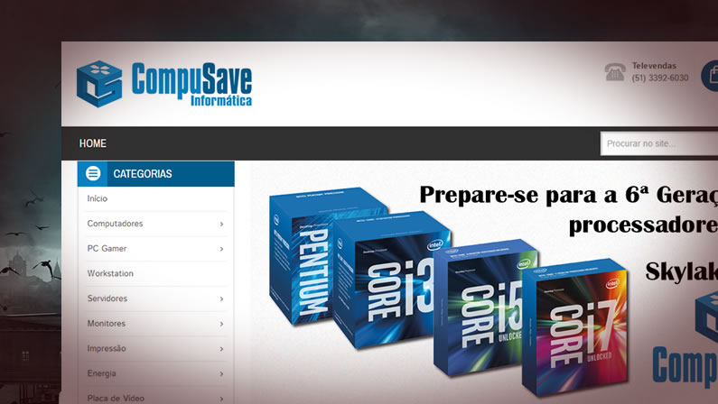 Compusave coloca nova Loja Virtual no ar e investe em marketing de ativação