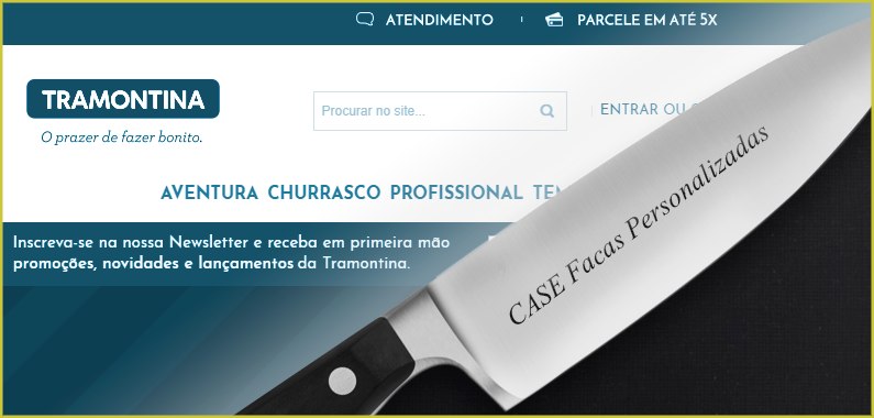 O que podemos aprender com o e-commerce de Facas da Tramontina